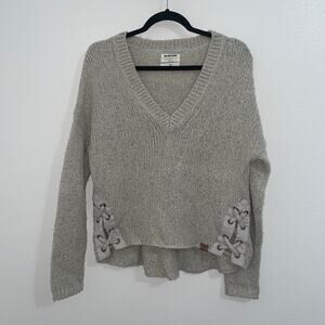 ONE X ONE TEASPOON Oatmeal Colored Sweater Size S